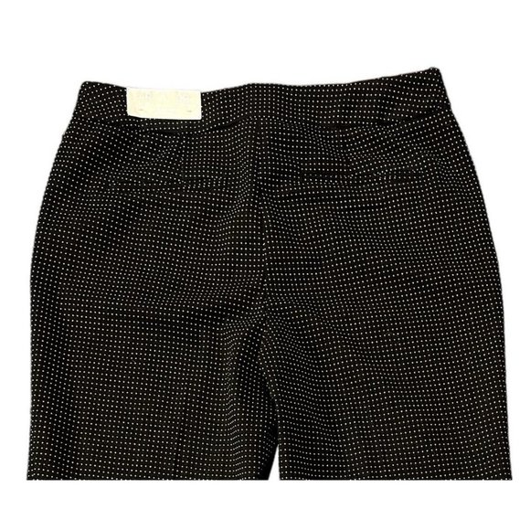 Chico's women's wide leg black trousers size 0 (4 Reg) white pattern, stretch, N - Picture 4 of 11